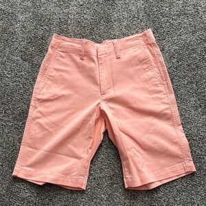 Lands' End Pink Bermuda Shorts Cotton Blend